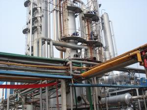 脫碳工段#1#2回收塔內壁玻璃鋼防腐